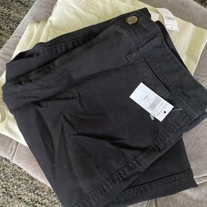 Gap High Rise Wide-Leg Crop Khakis